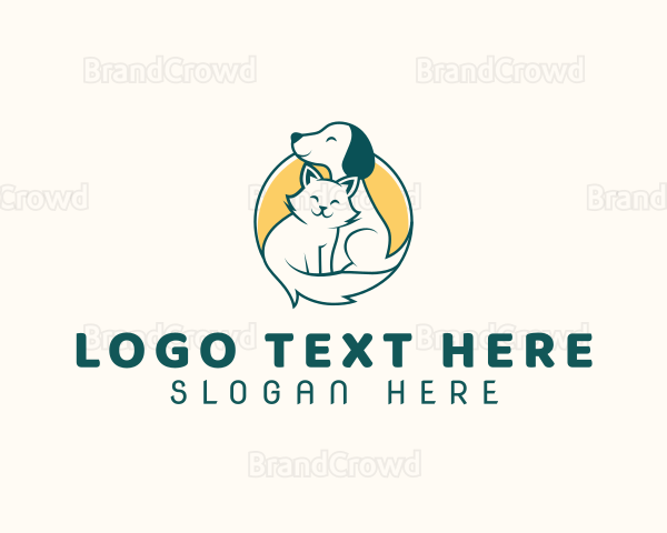 Dog Cat Vet Logo