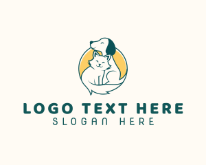 Dog Cat Vet Logo