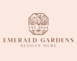 Floral Garden Boutique logo design