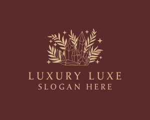 Organic Luxury Gems logo design