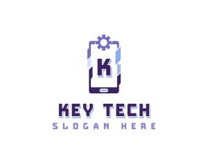 Cyber Tech Smartphone logo design