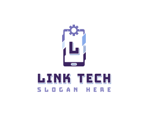 Cyber Tech Smartphone logo design