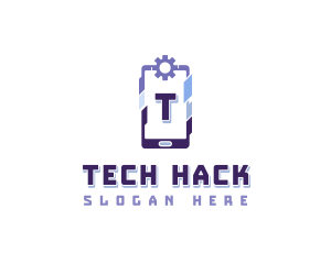 Cyber Tech Smartphone logo design