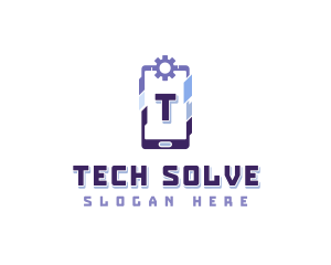 Cyber Tech Smartphone logo design