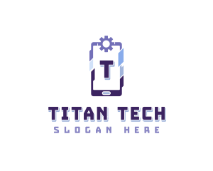 Cyber Tech Smartphone logo design