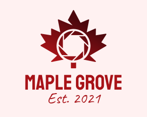 Maple Leaf Shutter  logo design