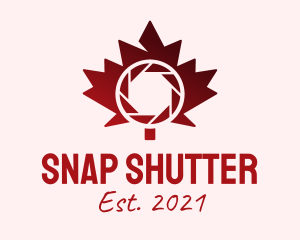 Shutter - Maple Leaf Shutter logo design
