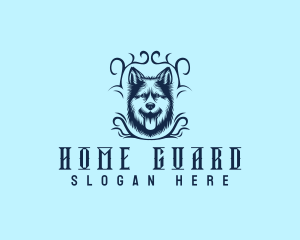 Guard Dog Grooming logo design