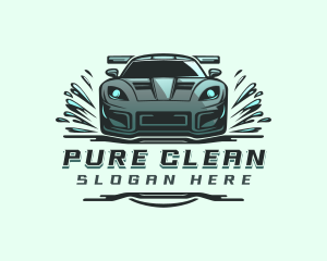 Car Wash Cleaning logo design