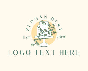 Patisserie - Floral Cake Baking logo design