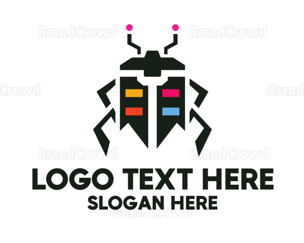 Beetle Tech Robot Logo