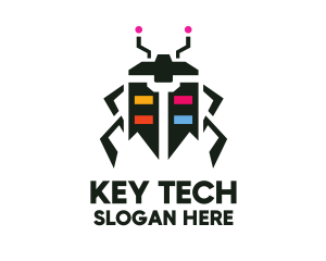 Beetle Tech Robot logo design