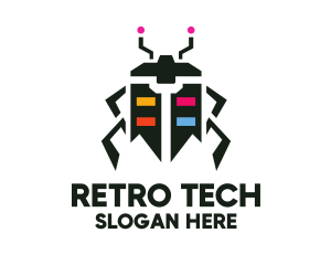 Beetle Tech Robot logo design