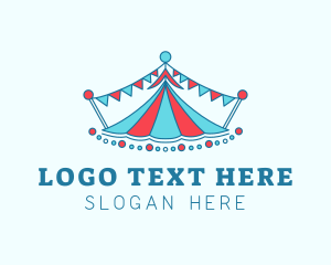 Tent - Vibrant Carnival Rooftop logo design