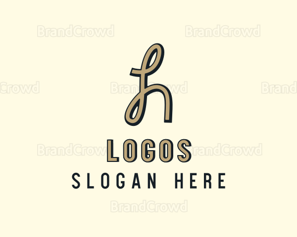 Business Studio Company Letter H Logo