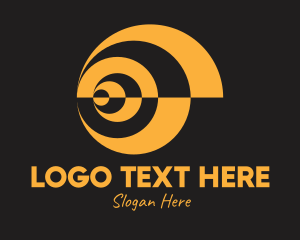 Spiral - Optical Yellow Sun logo design