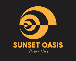 Optical Yellow Sun logo design