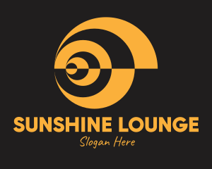 Optical Yellow Sun logo design