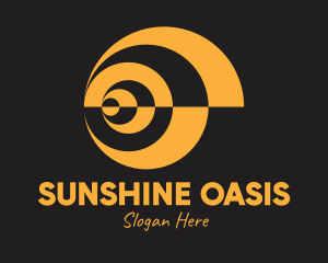 Optical Yellow Sun logo design