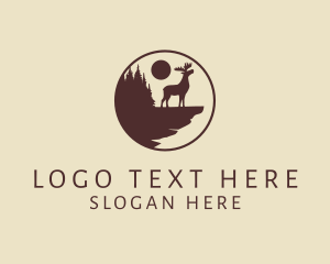 Stag - Moose Wildlife Park logo design