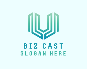 Business Startup Letter V Logo