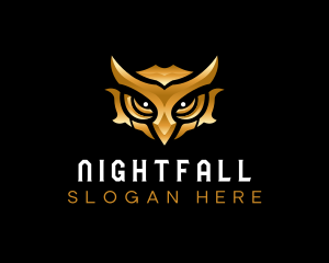 Nocturnal - Wildlife Owl Bird logo design
