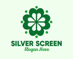 Shamrock - Green Lucky Clover logo design