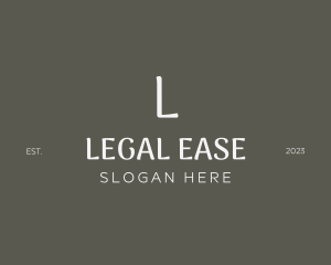 Minimalist Legal Lawyer logo design
