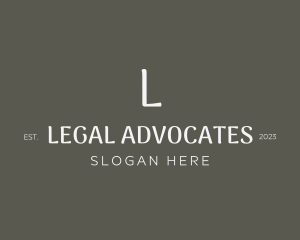 Lawyer - Minimalist Legal Lawyer logo design