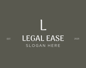 Lawyer - Minimalist Legal Lawyer logo design