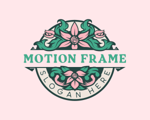 Floral Ornament Garden logo design