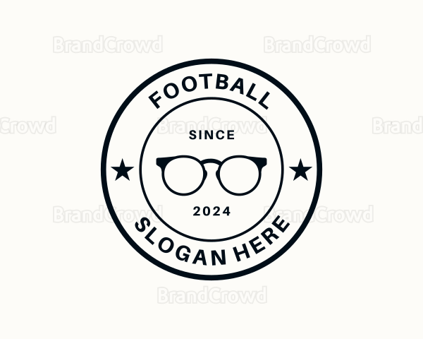 Eyeglass Fashion Emblem Logo