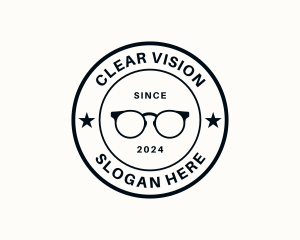 Eye Doctor - Eyeglass Fashion Emblem logo design