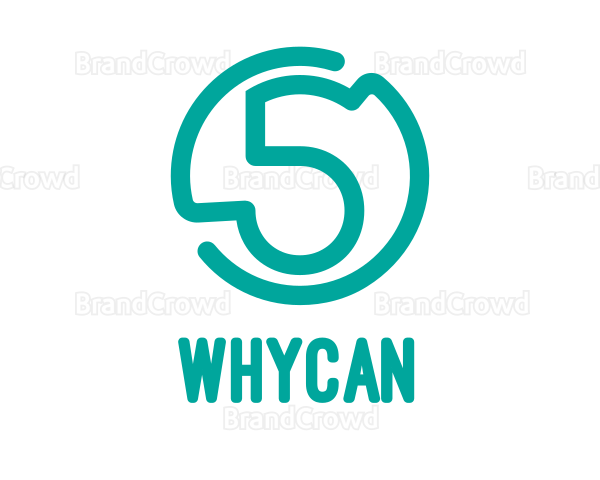 Round Number 5 Logo