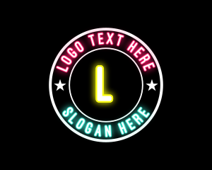 Nightclub - Neon Star Bistro Pub logo design