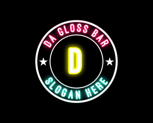 Neon Star Bistro Pub logo design