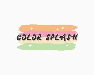 Rainbow Sparkle Business logo design