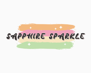 Rainbow Sparkle Business logo design