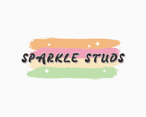 Rainbow Sparkle Business logo design