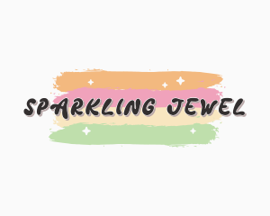 Rainbow Sparkle Business logo design