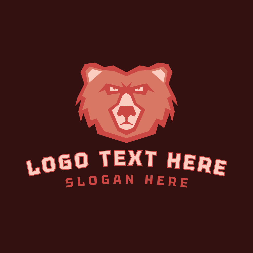 Angry Grizzly Bear Logo | BrandCrowd Logo Maker | BrandCrowd | BrandCrowd