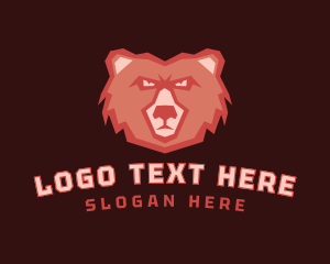 Angry - Angry Grizzly Bear logo design