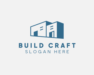 Warehouse Building Factory logo design