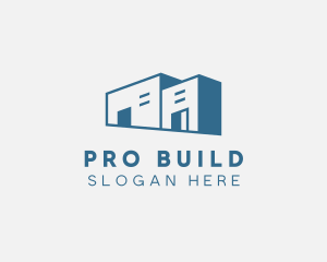 Warehouse Building Factory logo design