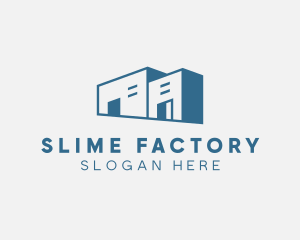 Warehouse Building Factory logo design