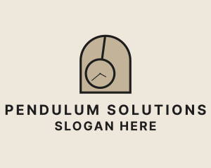 Pendulum - Time Clock Pendulum logo design