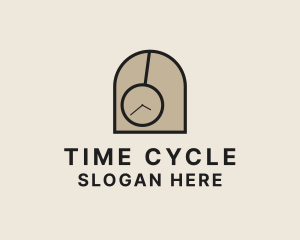 Time Clock Pendulum logo design