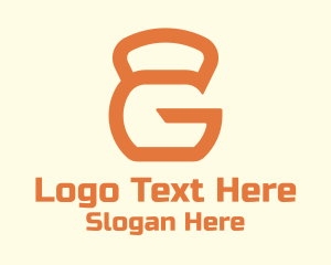 Letter G - Kettlebell Letter G logo design