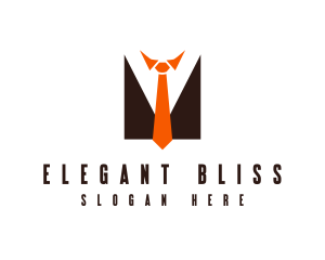 Businessman Suit Tie Logo