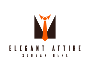 Suit - Businessman Suit Tie logo design